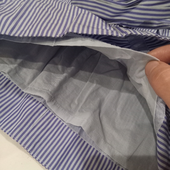 Striped Tie in Front Skirt - Picture 3 of 4